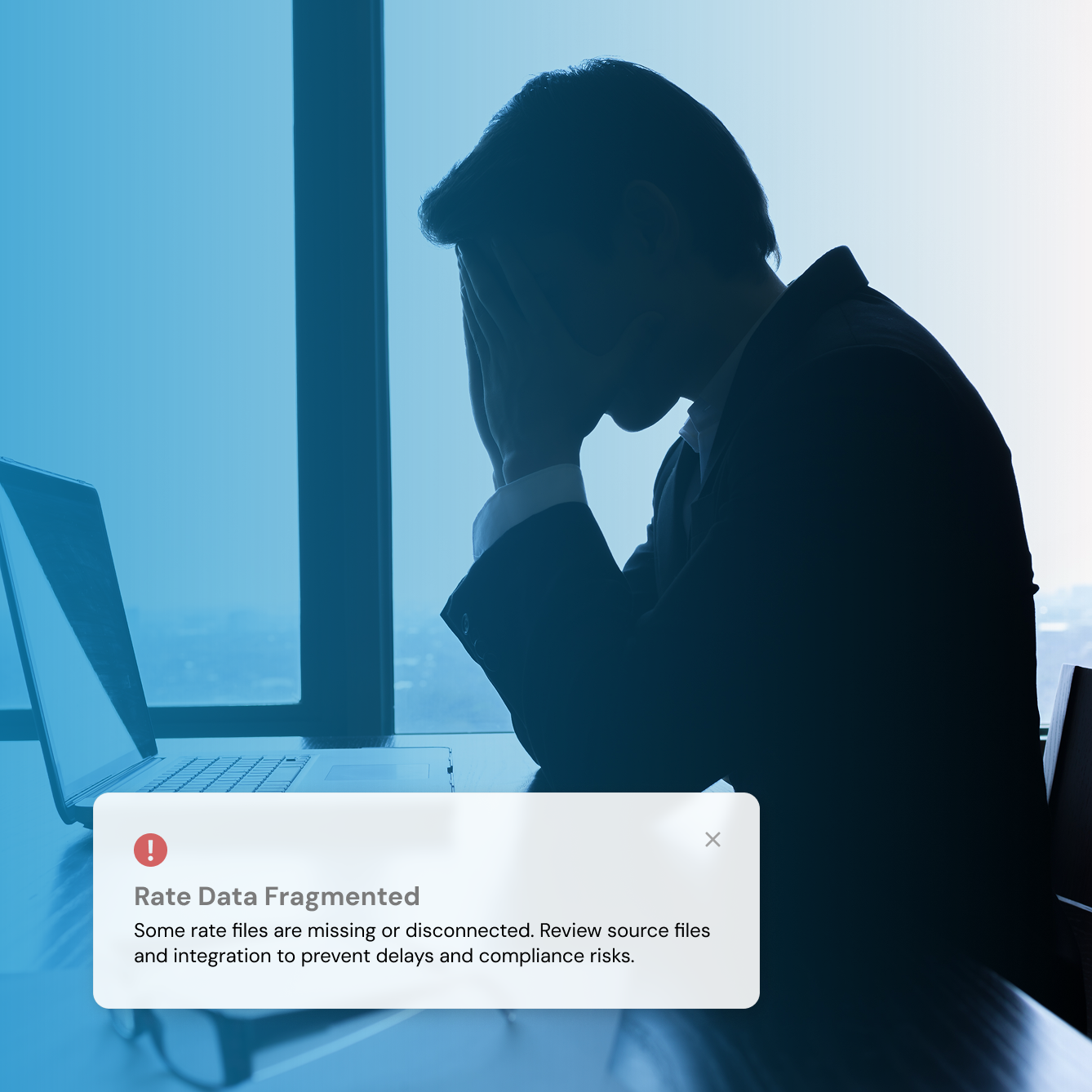 Rate Data Fragmented Error Message