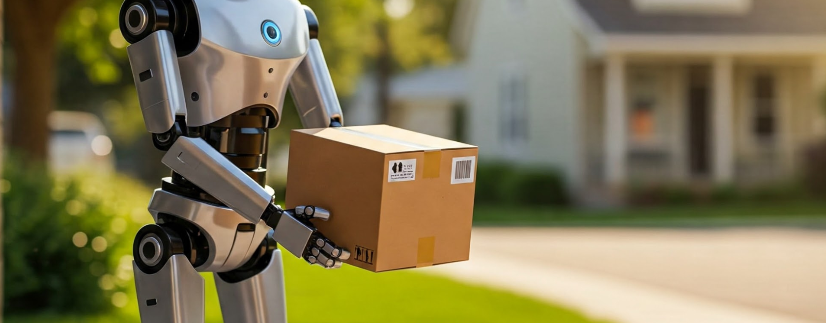 Amazon tests humanoid delivery robots in San Francisco, planning real-world package delivery trials.